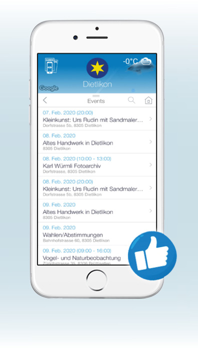 <h3>Veranstaltungen<h3>